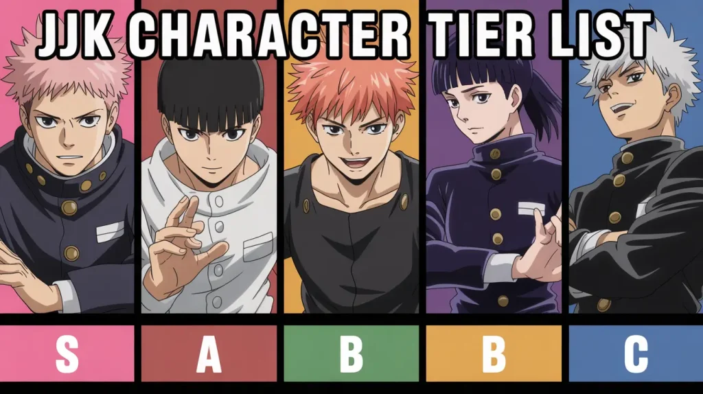jjk character tier list